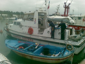 gozzo Il gozzo recuperato dalla Capitaneria di Porto