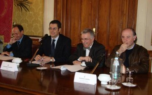 sindaco-corte-conti Da sinistra: La Scala, Scopelliti, Latella, Raffa
