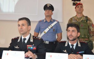 Il tenente colonnello Toscani e il capitano Di Mauro