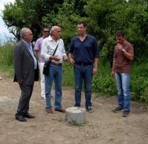 pozzo-miniera il sopralluogo del sindaco Scopelliti
