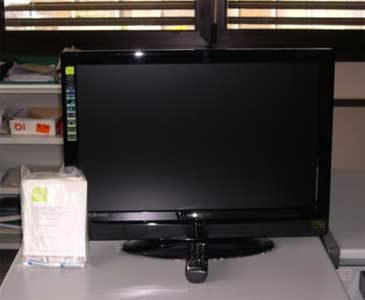tv-lcd uno dei televisori Lcd sequestrati