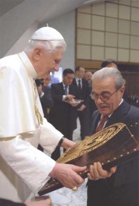 Il maestro Pepe rende omaggio al Papa