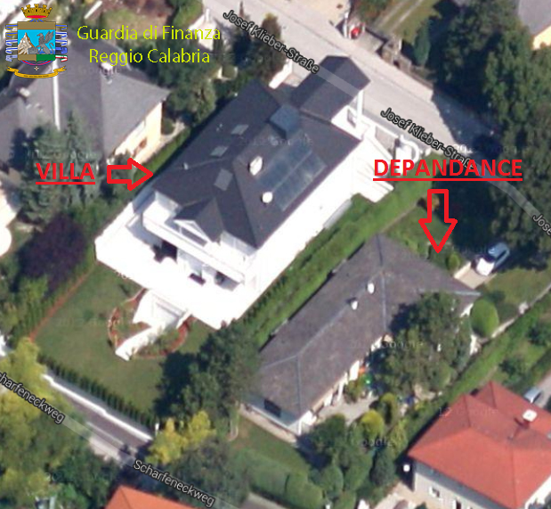 Un'altra immagine della villa confiscata in Austria