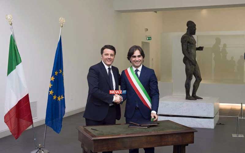 Matteo Renzi e Giuseppe Falcomatà