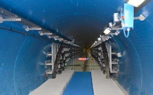L'interno del tunnel