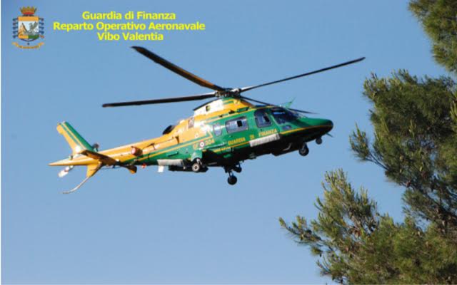 Elicottero della Guardia di Finanza