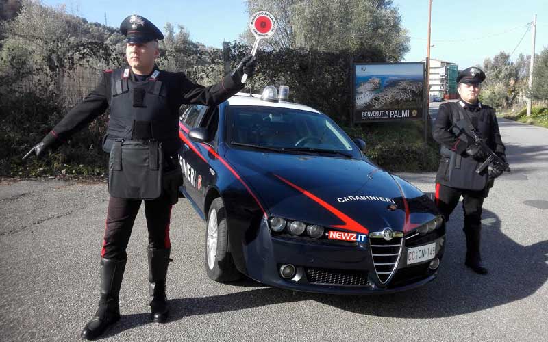 Carabinieri Palmi posto di blocco