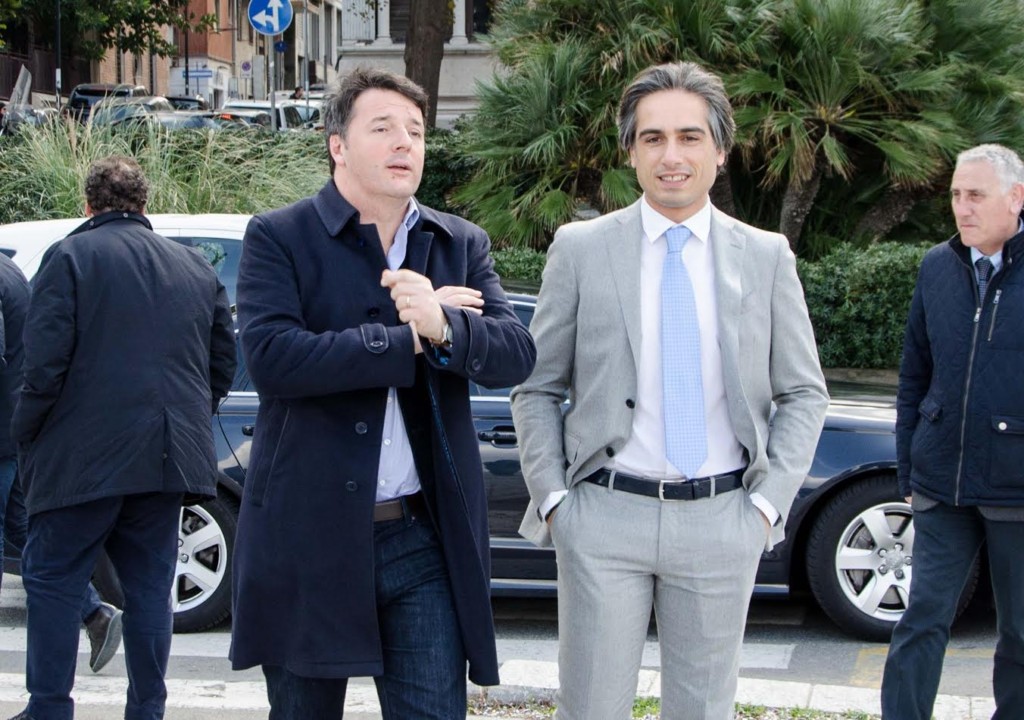 Matteo Renzi e Giuseppe Falcomatà