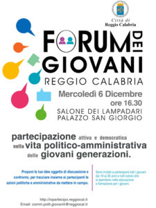 Locandina "Forum dei giovani"