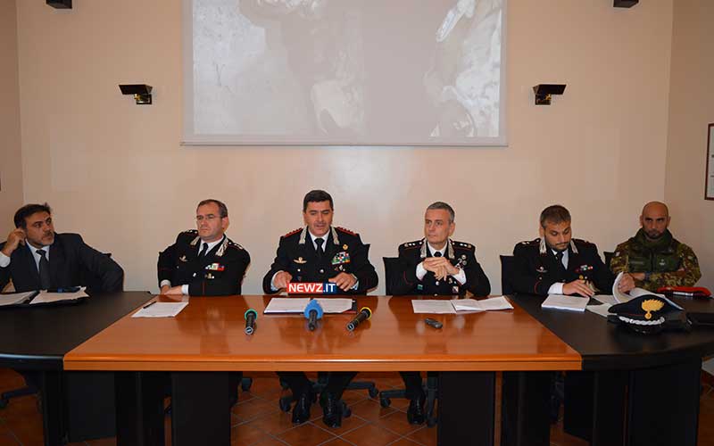 Da sinistra: Vatore, Romano, Battaglia, Romano, Palmieri, Aveni