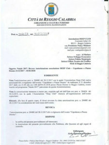 Revoca autorizzazione per il Capodanno di Piazza Duomo