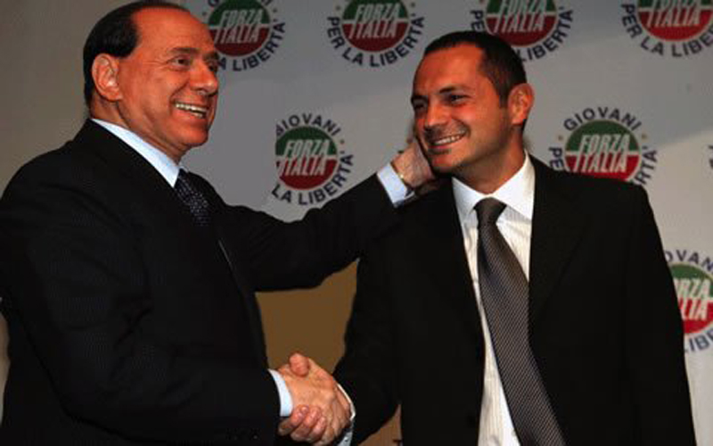 Silvio Berlusconi e Marco Siclari