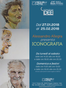 Locandina mostra Alessandro Allegra