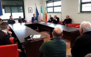 San Luca. Il Prefetto Michele di Bari nell'aula consiliare del Comune