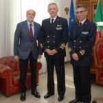 Il Comandante Generale della Guardia Costiera Giovanni Pettorino incontra il presidente della Corte d'Appello Luciano Gerardis