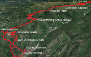 San Roberto. Sentiero di Passo del Falco