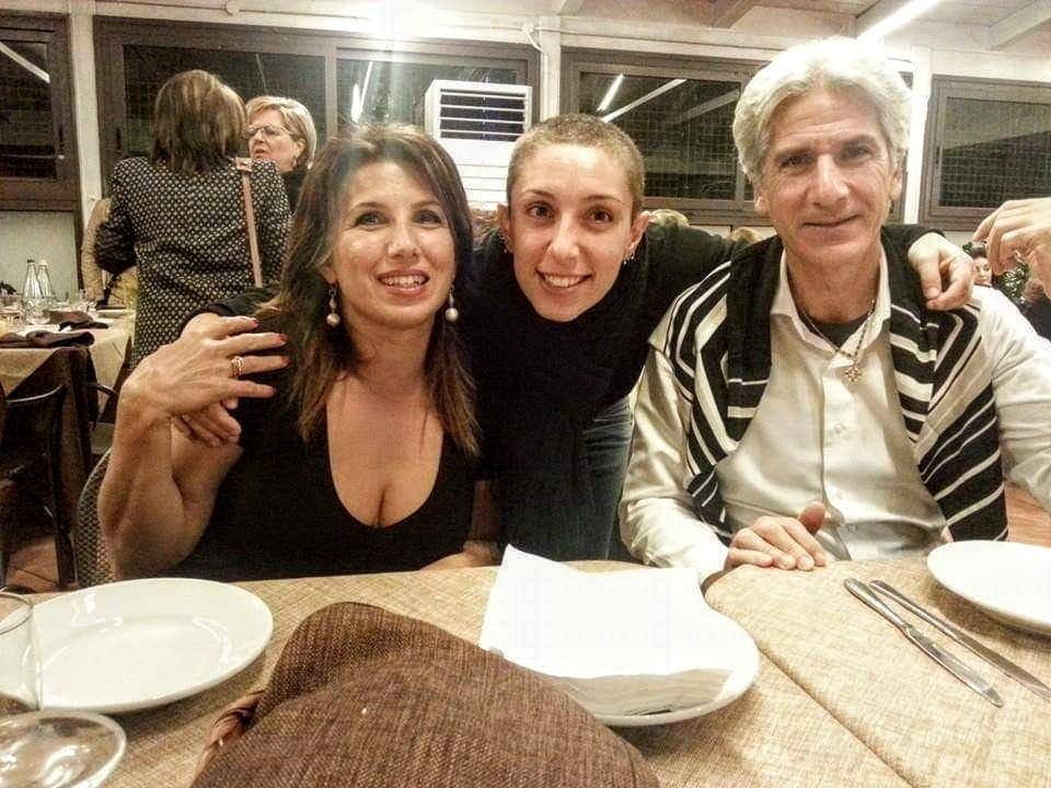 da sinistra Lucia, Angelita e Pasquale Di Lorenzo